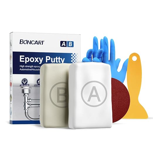 Boncart High Strength AB Epoxy Putty, 200g Steel Reinforced Repair Filler | by BONCART