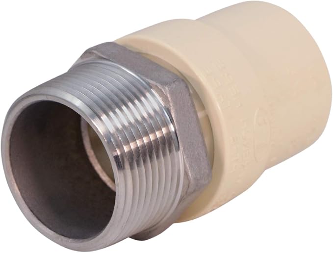 Supply Giant TTDQN400 Male x CPVC Adapter Transition Pipe Fitting Durable Over by SupplyGiant