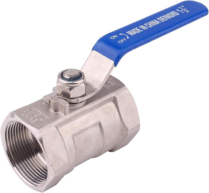 DERNORD Stainless Steel Ball Valve 1PC Type NPT Standard Port by DERNORD