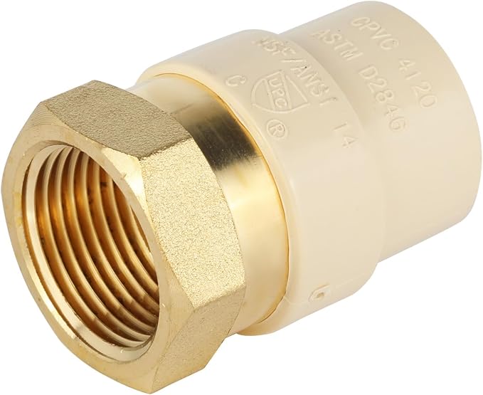 20 Pack EFIELD CPVC Female Transition Adapter, 3/4"Slip x 3/4" FNPT | Female - Image 5