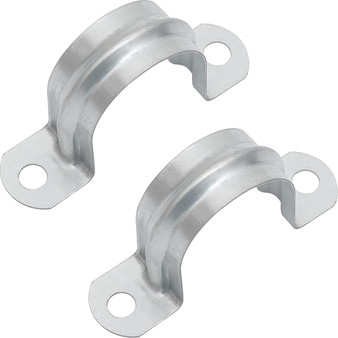 30 PCS 1 Inch Reinforced Rigid Pipe Strap, 2 Holes U Bracket Cable Clamp Hanger - Image 7