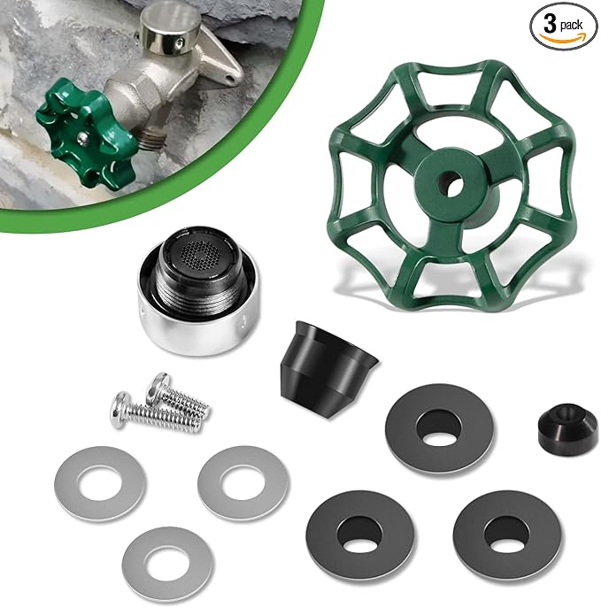 C-144KT-807 Wall Hydrant Complete Service Kit and 2 Pack C-134KT-803 Stem by usvehj