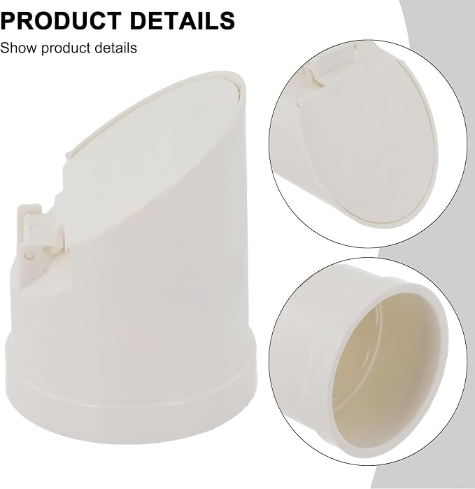 PVC Drainage Pipe, Automatic Closing Displacement Valve Cover, Sewer Backflow - Image 7