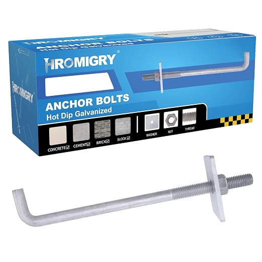 5/8” x 10” Concrete Anchor Bolts L Shaped - Image 2