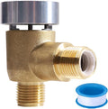 New Upgraded Brass RV Vacuum Breaker Check Valve, 571-VAC-CHK-A Camper RV Black by MIYIMORE