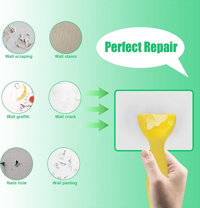 Wall Repair Patch Kit with Scraper, Drywall Repair Kit, Wall Mending Agent Easy - Image 5