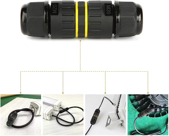 3 Pole Wire Connector Waterproof IP68 External Electrical Junction Box - Image 7