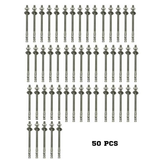 Mighty Fasteners Wedge Anchors – Heavy-Duty 304 Stainless Steel Expansion Bolts - Image 2
