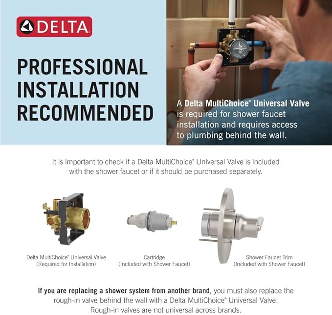 Delta Faucet R10000-UNWSHF MultiChoice Universal Shower Valve Body - Image 3