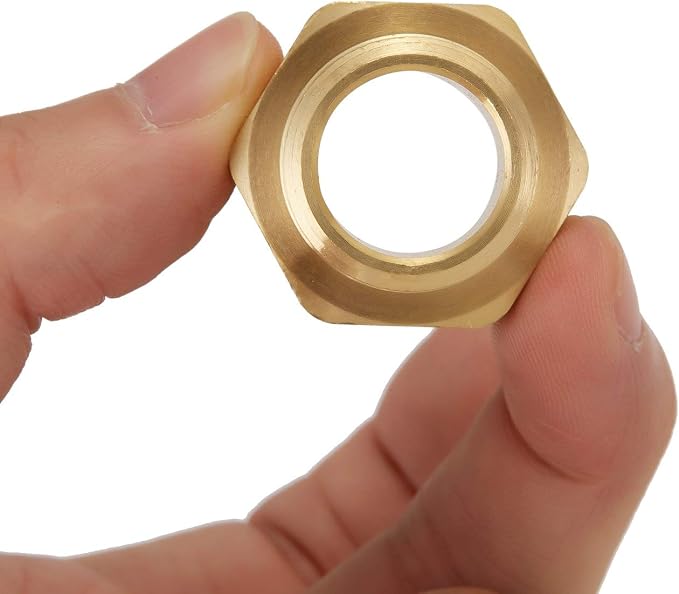 2 PCS Brass Gas Adapter 3/4" Flare x 1/2 Inch NPT Male Pipe Connector | Couples - Image 4