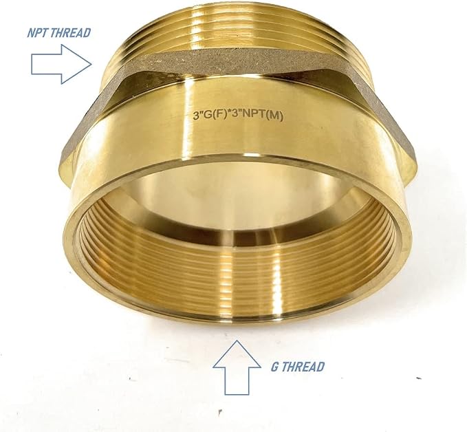 G Thread Female to NPT Thread Male Pipe Fitting Adapter - Image 5
