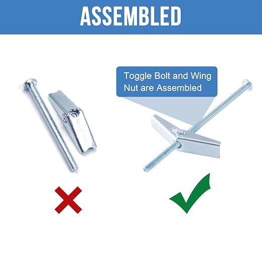 3/8"x4" Toggle Bolts 3/8 inch Wall Anchors - Image 6
