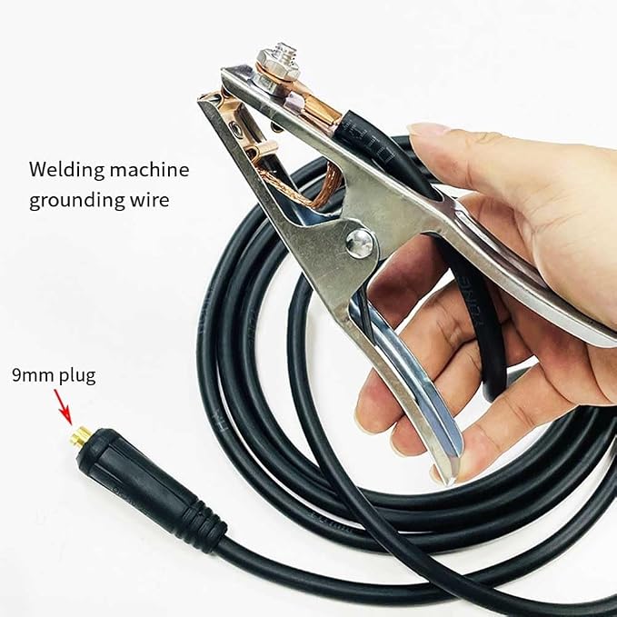 Welding Machine Grounding Wire Clamp, 220V 150A Heavy Duty Plasma Cutter Ground - Image 2