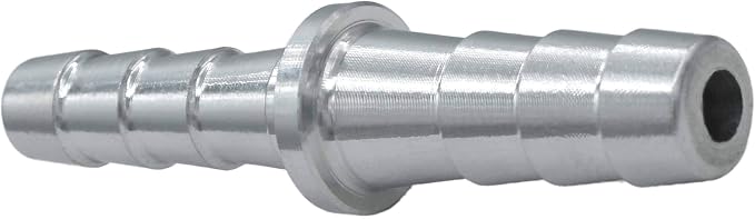 ICT Billet 1/4" to 3/16" Inch Hose Barb Splice Coupler Repair Connector Fitting - Image 2