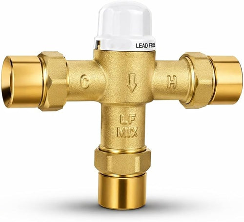 1/2" FNPT Type Thermostatic Mixing Valve, Cert: ASSE, NSF | TMV, Precise water by AZKGlobal