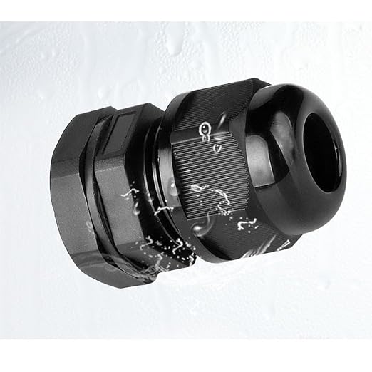 10 Pack 1/4"-8 NPT Cable Gland Waterproof IP68 Nylon Cable Pass Through Cord - Image 5