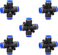 4 way 8mm OD Push to connect Fittings, push to connect air fittings, 4-way air by ROZESAZZ