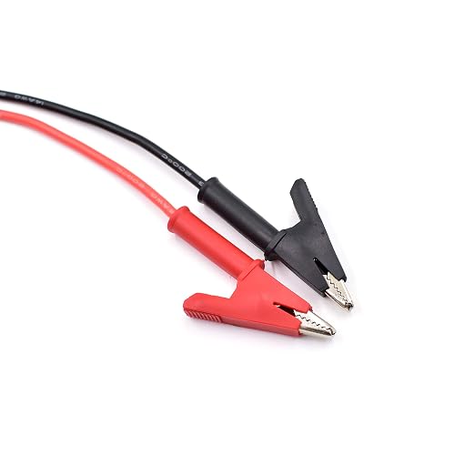 zhenyu 2 Pcs Dual Ended Crocodile Alligator Clips, 14AWG Test Lead Wire Cable - Image 3