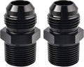 EVIL ENERGY 12AN Male Flare to 1/2" NPT Pipe Fitting Adapter Aluminum Straight by EVILENERGY