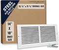 14 x 10 Inch Return Air Vent Cover, Solid Steel HVAC Grille by SierraGrates
