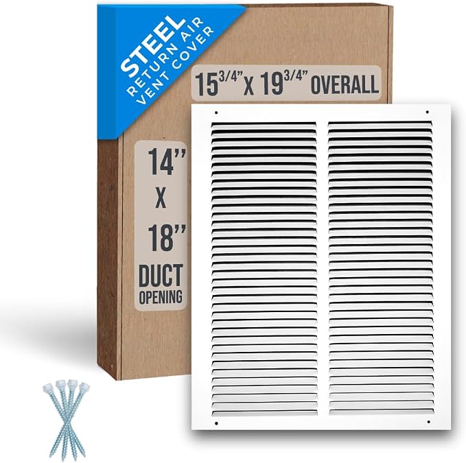 Fits 14x18 Duct Opening | Steel Return Air Grille by Handua | Vent Cover Grill by Handua