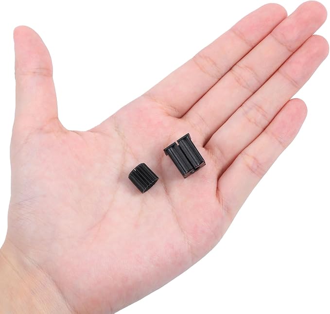 AceOrbit 12 Pcs Faucet Spline Kit Faucet Valve Spline Adapters Black Plastics - Image 3