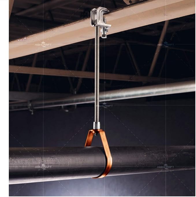 Highcraft ITS-FD114-10 Swivel Loop Pipe Hanger, Copper Epoxy Coated Steel - Image 5