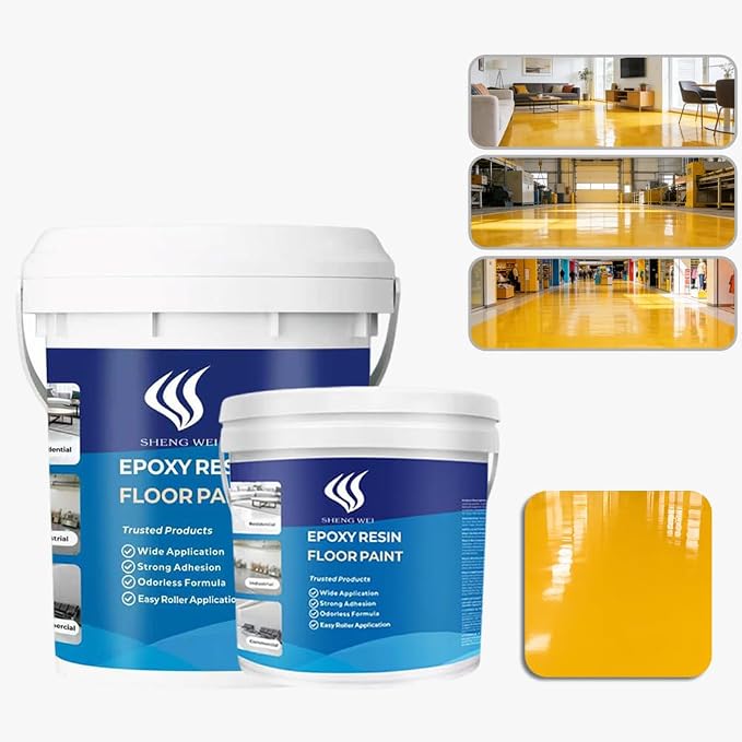 Floor Paint, Epoxy Resin Floor Coating Kit by SHENGWEI