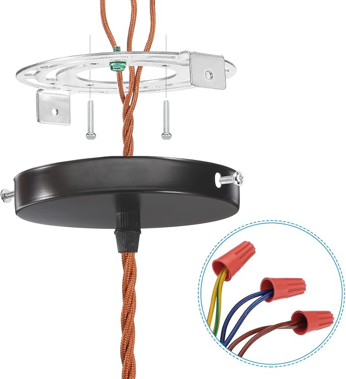 PATIKIL 140mm Universal Light Fixture Mounting Bracket Kit, Light Crossbar - Image 4