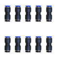 1/4" OD x 6mm OD Pneumatic quick Connector Push to Connect fittings Straight by ROZESAZZ