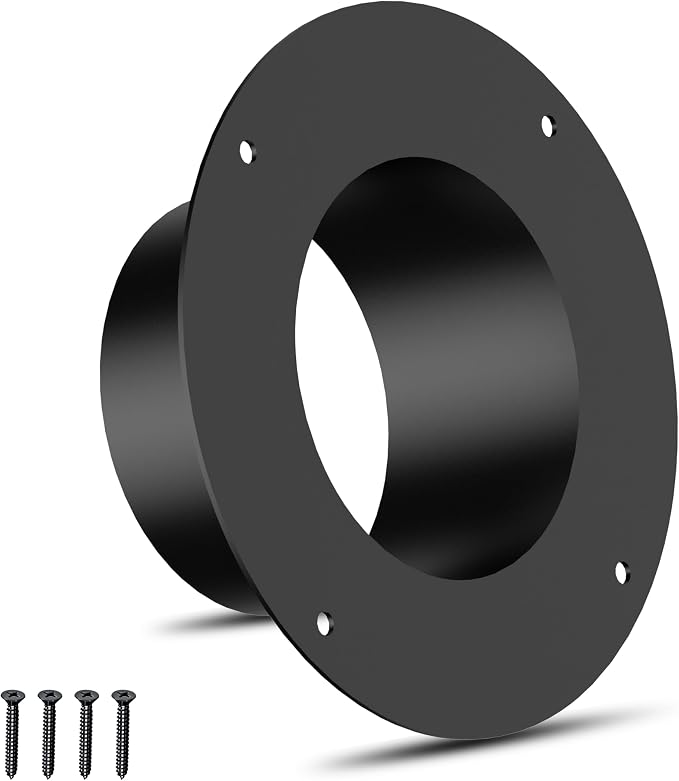 4 Inch Duct Connector Flange, Metal Duct Connector | Dryer Duct Flange by Ehiair
