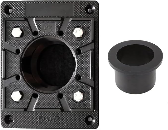 2 Inch Shower Drain Base for Linear Square Shower Drains Plastic PVC Floor by SereneDrains