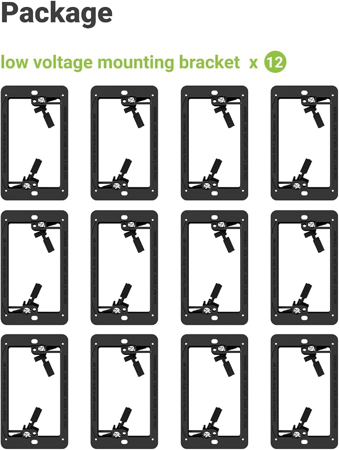 12 Pcs Low Voltage Mounting Bracket - Image 8