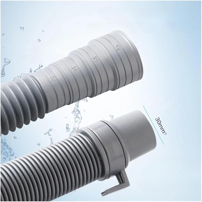 Washer Drain Hose, Compatible For Universal, Leak-Proof Corrugated Extension - Image 2