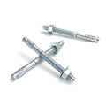 5/8" x 7" Concrete Anchors 5/8 inch Wedge Anchors Bolts Zinc Plated by HROMIGRY