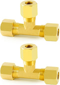 ChillWaves Brass Tee Compression Tube Fitting, 1/2" OD x 1/2" OD x 1/2" OD by VisittheCHILLWAVES