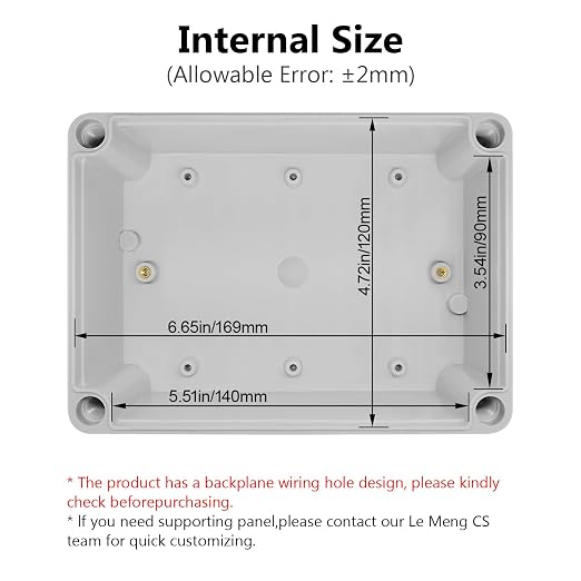 Junction Box IP67 Waterproof Dustproof ABS Plastic Project Box - Image 3