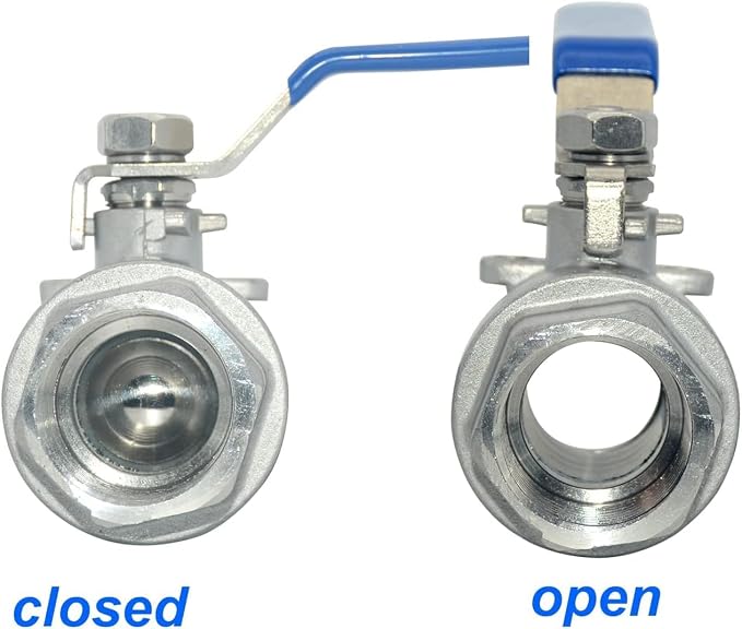 316 Stainless Steel 1/8"~3" Full Port Ball Valve - Image 6