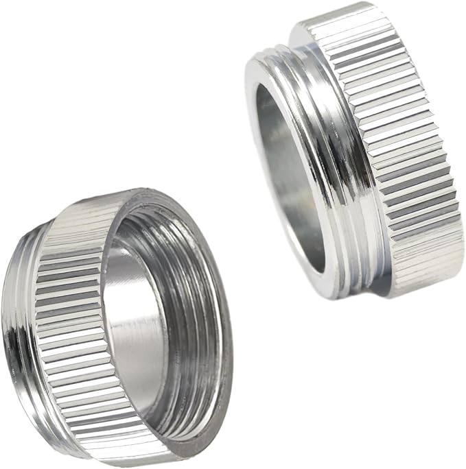 Faucet Aerator Adapter, 21mm Female to 55/64" Male | Chrome Brass Faucet - Image 4