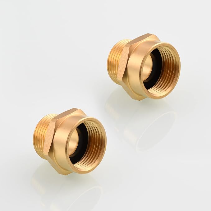 Brass Garden Hose Adapter G 3/4" Female to 3/4" NPT Male Connector Pipe Fitting - Image 4