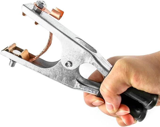 QWORK Copper Welding Ground Clamp, 4 Pack - Image 4