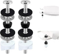 2PCS Universal Toilet Seat Bolts Kit, 3 Inches, Stainless Steel Made by Greatcomfortathome