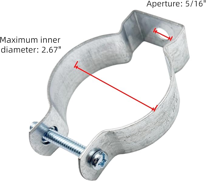 Conduit Hanger & Conduit Clamp, Electrical EMT Rigid Conduit Pipe Mount Clamps - Image 5
