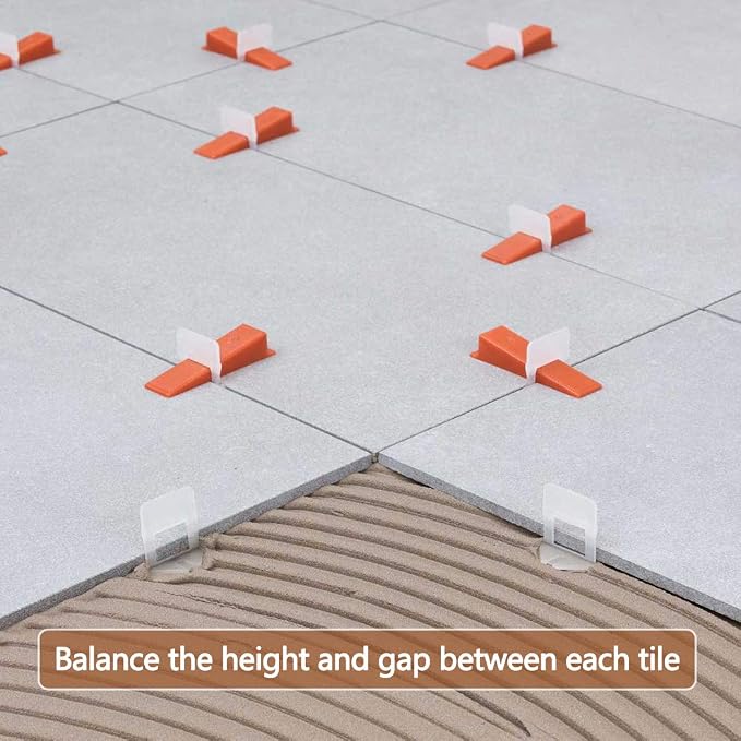 2000 PCS Tile Leveling System Spacers Clips 1/16'' | 2000-Piece Tiles Leveler - Image 5