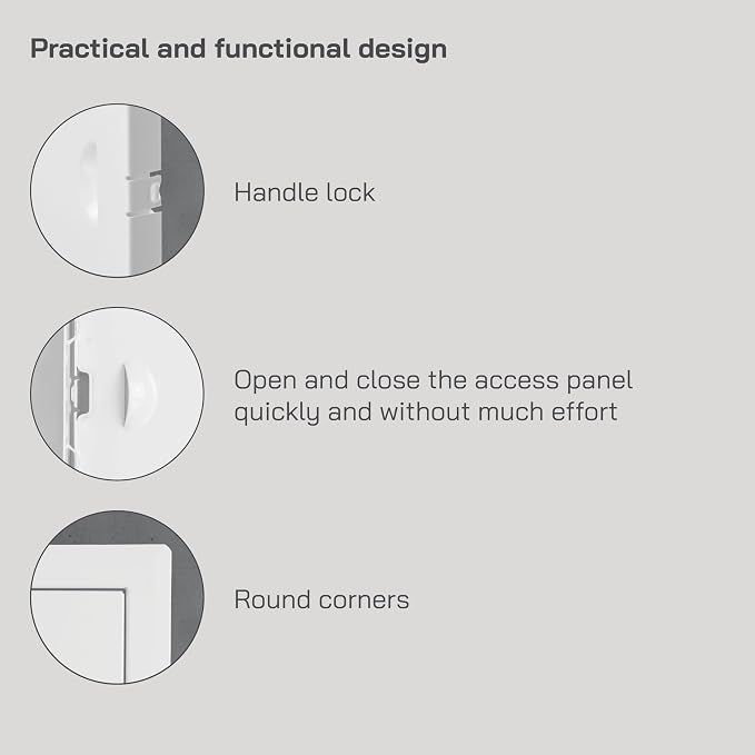 Vent Systems Access Panel for Drywall 8 x 16 Inch - Image 3