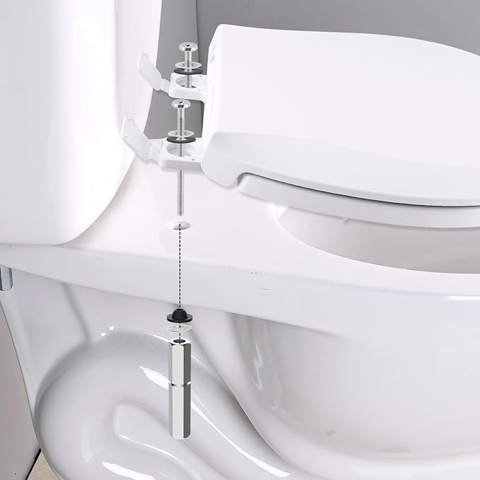 Hibbent 2 PCS Toilet Seat Bolts Kit, Stainless Steel Bolts - Image 7