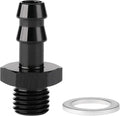 M12x1.5 Male Metric to 5/16 Barb Fuel Pump Outlet Adapter Fitting Aluminum Black by Podavelle