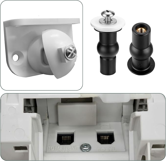 6Pcs Top Mounting Toilet Seat Hardware Toilet Seat Hinge Bolts - Image 4