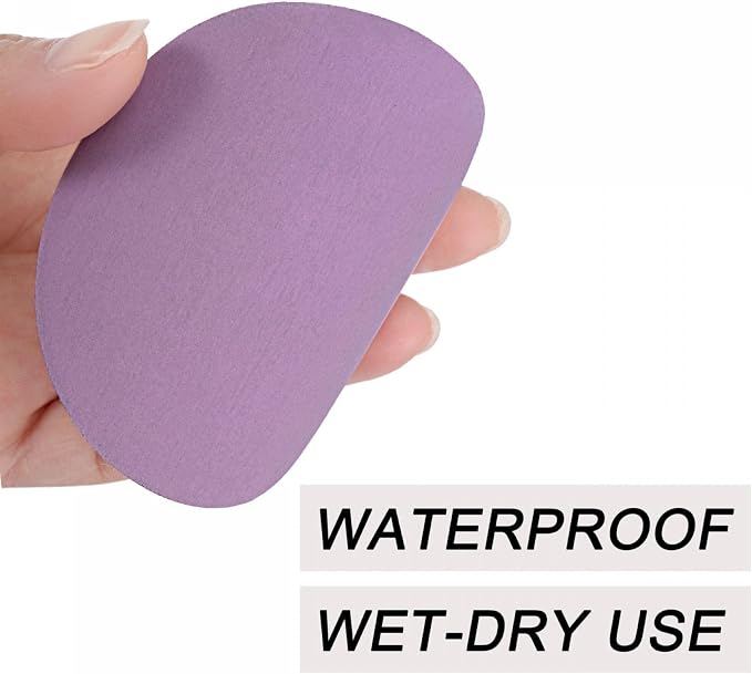 uxcell 30Pcs 3" Purple Sanding Discs 5000 Grits Hook and Loop Sand Paper | - Image 3
