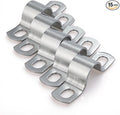 15 PCS 11/16 Inch, 304 Stainless Steel Thickened Pipe Clamps, Heavy-Duty Two by hirtuotter